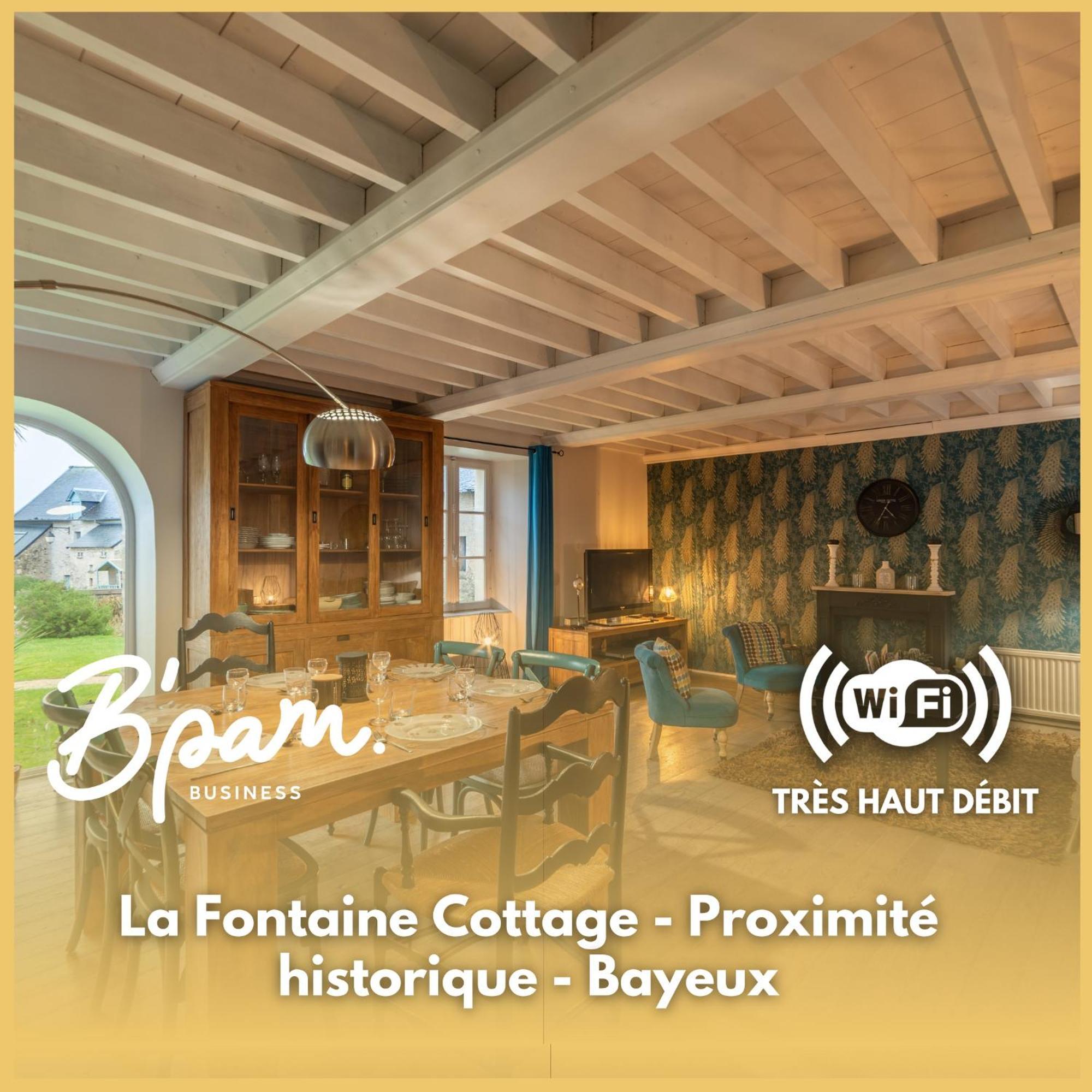 La Fontaine Cottage - Proximite Historique - Bayeux Saint-Loup-Hors Exterior foto